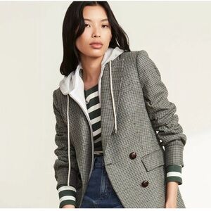 Veronica Beard Pyle Dickey Plaid Blazer